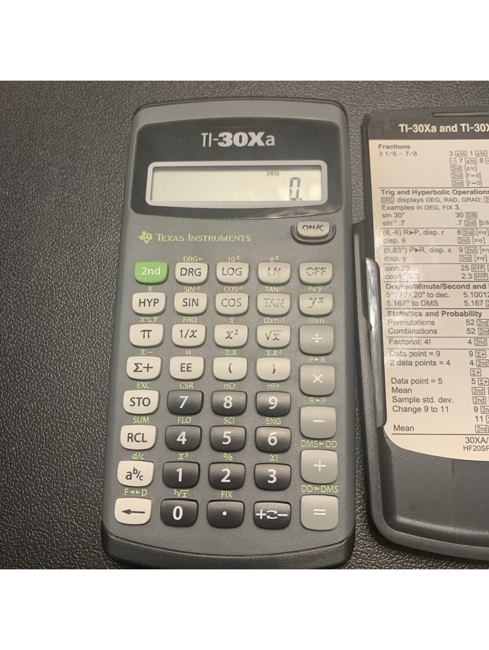 Texas Instruments TI-30Xa Solar School Edition Scientific Calculator